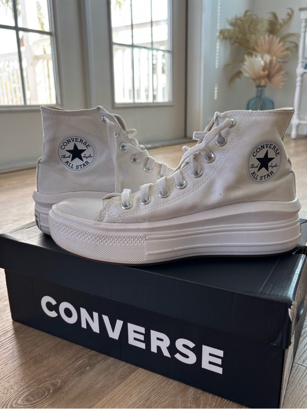 Converse Platform High Top Sneakers - Off-White